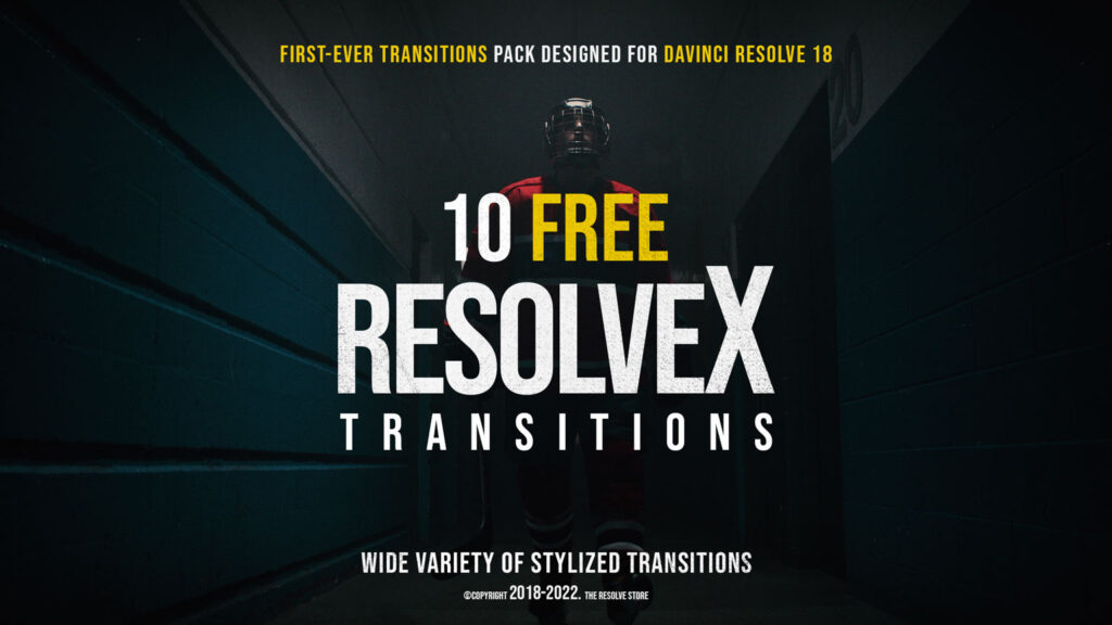 transitions pack for davinci resolve free